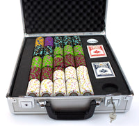 The Mint 13.5 Gram Clay Poker Chips in Deluxe Aluminum Case - 500 Ct.