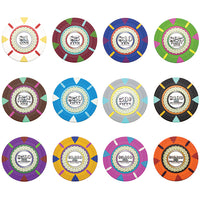 The Mint 13.5 Gram Clay Poker Chips in Deluxe Aluminum Case - 500 Ct.