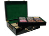 Nile Club 10 Gram Ceramic Poker Chips in Wood Hi Gloss Case - 500 Ct.