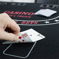 5 in 1 Table Top Includes: Poker, Blackjack, Roulette, Craps