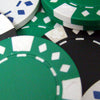 Diamond Suited 12.5 Gram ABS Poker Chips in Acrylic Carrier - 600 Ct.