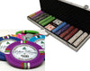 Bluff Canyon 13.5 Gram Clay Poker Chips in Aluminum Case - 600 Ct.