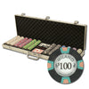 Milano 10 Gram Clay Poker Chips in Aluminum Case - 600 Ct.