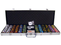 King's Casino 14 Gram Clay Poker Chips in Aluminum Case - 600 Ct.