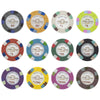 Monaco Club 13.5 Gram Clay Poker Chips Layout