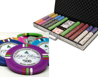 Bluff Canyon 13.5 Gram Clay Poker Chips in Aluminum Case - 750 Ct.