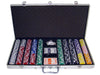 Diamond Suited 12.5 Gram ABS Poker Chips in Aluminum Case - 750 Ct.