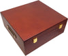 750 Capacity Matte Finish Wooden Mahogany Poker Chip Case