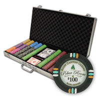 Bluff Canyon 13.5 Gram Clay Poker Chips in Aluminum Case - 750 Ct.