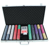 Scroll 10 Gram Ceramic Poker Chips in Aluminum Case - 750 Ct.