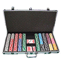 Las Vegas 14 Gram Clay Poker Chips in Aluminum Case - 750 Ct.