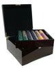 Ace King Suited 14 Gram Clay Poker Chips in Wood Mahogany Case - 750 Ct.