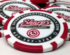 11.5 Gram 8 Stripe Custom Inlay Poker Chips