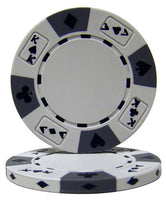 Ace King Suited 14 Gram Clay Poker Chips in Acrylic Carrier - 600 Ct.