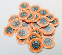 11.5 Gram Prestige Series All-In Custom Poker Chip Sample Pack - 7 chips