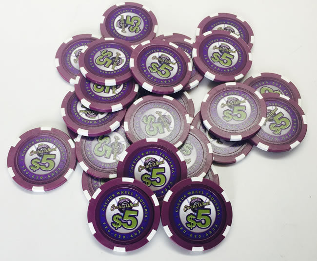 11.5 Gram Prestige Series All-In Custom Poker Chip Sample Pack - 7 chips