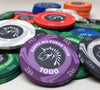 Arrow Series 10 Gram Ceramic Custom Poker Chip Sample Pack - 7 chips