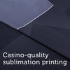 Black Sublimation Poker Table Felt