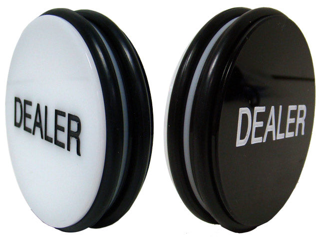 2 Sided Black/White 3" Dealer Puck