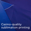 Blue Sublimation Poker Table Felt