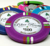 Bluff Canyon 13.5 Gram Clay Poker Chips in Acrylic Carrier - 600 Ct.