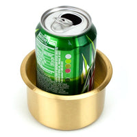 Jumbo Brass Drop-In Cup Holder