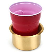 Jumbo Brass Drop-In Cup Holder