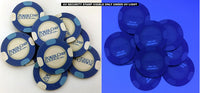 10 Gram Ceramic Custom Poker Chips - Full Custom Design Sample Pack - 7 chips