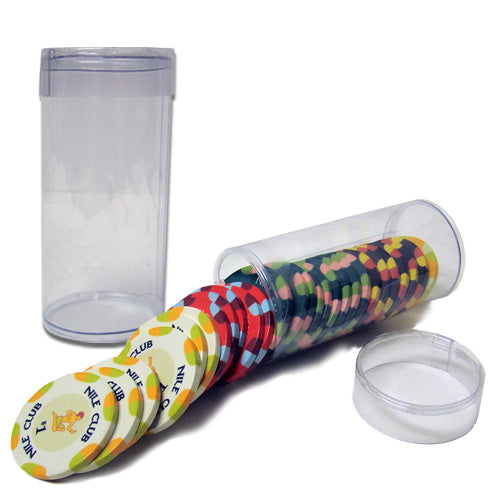 Clear Plastic Chip Tube