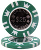 Coin Inlay 15 Gram Clay Poker Chips in Aluminum Case - 600 Ct.