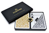 Copag 1546 Black Gold Poker Size Jumbo Index Double Deck Set- 12 Sets