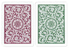 Copag 1546 Green Burgandy Poker Size Back Side