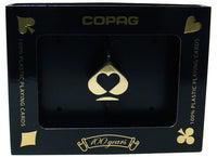 Copag Plastic Playing Card Case - Bridge Size Two Deck Set Holder