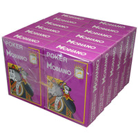 Modiano Cristallo Purple Poker Size Jumbo 4 PIP Index Single Deck