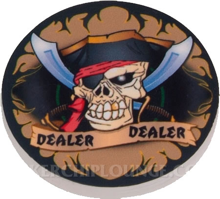 Custom Ceramic Dealer Buttons 