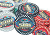 10 Gram Ceramic Custom Poker Chips - Full Custom Design Sample Pack - 7 chips