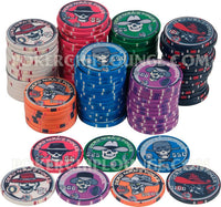 10 Gram Ceramic Custom Poker Chips - Semi Custom - Dead Man's Series