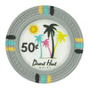 Desert Heat 13.5 Gram Clay Poker Chips in Standard Aluminum Case - 300 Ct.