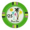 Desert Heat 13.5 Gram Clay Poker Chips in Standard Aluminum Case - 300 Ct.