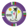 Desert Heat 13.5 Gram Clay Poker Chips in Acrylic Trays - 200 Ct.