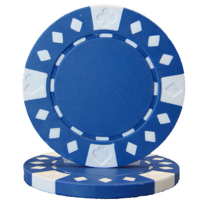 Diamond Suited 12.5 Gram ABS Poker Chips