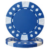 Diamond Suited 12.5 Gram ABS Poker Chips in Wood Hi Gloss Case - 500 Ct.