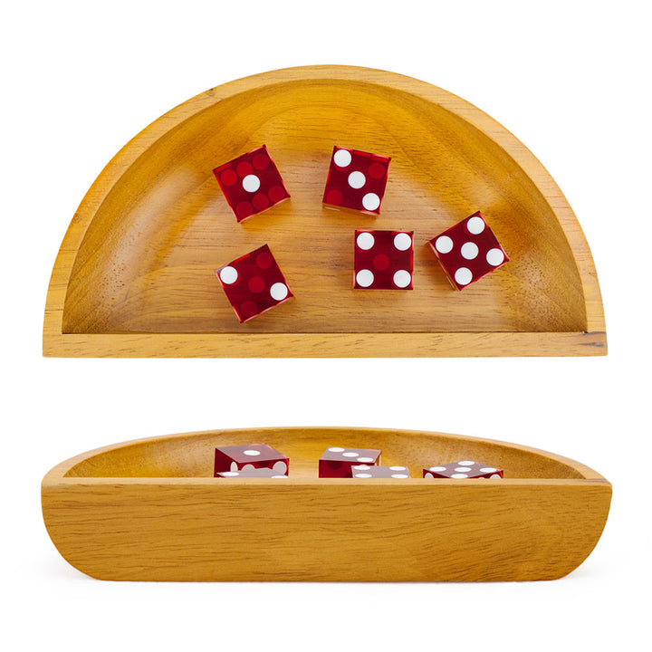 Wooden Craps Dice Boat