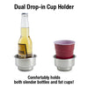 Dual Drop in Stainless Steel Cup Holder