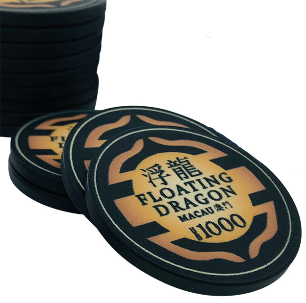 Custom Ceramic Poker Chips - Full Custom Design