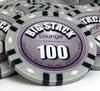 Custom Printed Acrylic Poker Chip Set with 13 Gram Clay Infinity Poker Chips - 1000 Chips