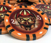 Custom Printed Acrylic Poker Chip Set with 13 Gram Clay Infinity Poker Chips - 1000 Chips