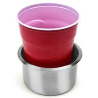 Jumbo Stainless Steel Drop in Cup Holder