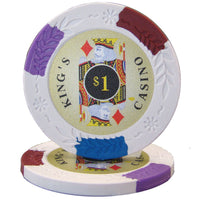 King's Casino 14 Gram Clay Poker Chips