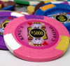 King's Casino 14 Gram Clay Poker Chips in Wood Carousel - 200 Ct.